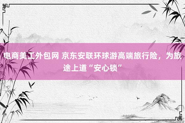 电商美工外包网 京东安联环球游高端旅行险，为旅途上道“安心锁”